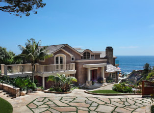 Картинка города -+здания +дома дорога ландшафт дизайн дом сша калифорния