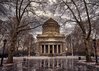 Картинка new+york+winter города нью-йорк+ сша зима парк здание