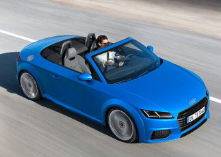 Картинка автомобили audi tt quattro 2-0 tfsi s line roadster 8s 2014г синий