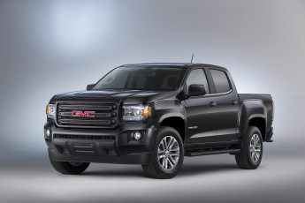 Картинка автомобили gm-gmc 2015г gmc canyon sle nightfall crew cab темный