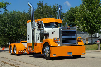 Картинка peterbilt+truck автомобили peterbilt тяжелый грузовик седельный тягач