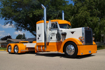 Картинка peterbilt+truck автомобили peterbilt тяжелый грузовик седельный тягач