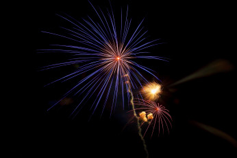 Картинка разное салюты +фейерверки ночь фейерверк