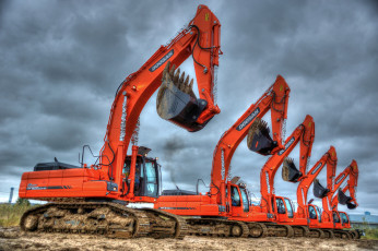 Картинка техника экскаваторы гусеничный экскаватор ковш