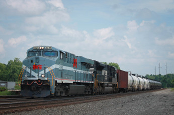 Картинка техника поезда состав дорога локомотив железная