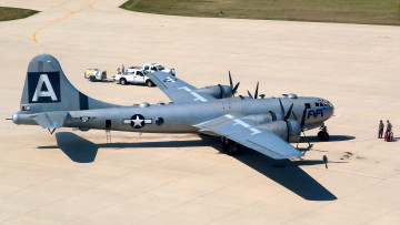 Картинка b-29 авиация боевые+самолёты бомбардировщик