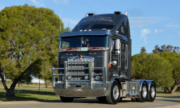 Картинка kenworth+k104 автомобили kenworth тяжелый грузовик седельный тягач