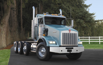 Картинка kenworth+-+t800gliderhr автомобили kenworth тяжелый грузовик седельный тягач