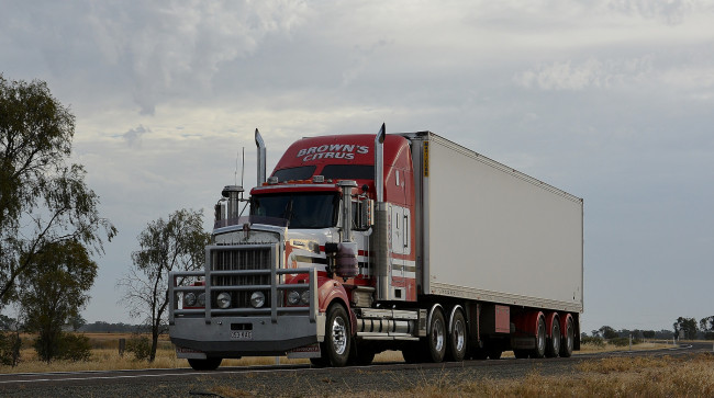 Обои картинки фото kenworth, автомобили, тяжелый, грузовик, седельный, тягач