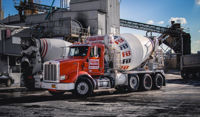 Обои картинки фото автомобили, peterbilt, миксер, бетономешалка, автошасси