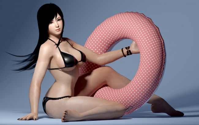 Обои картинки фото 3д графика, люди , people, девушка, взгляд, фон, круг