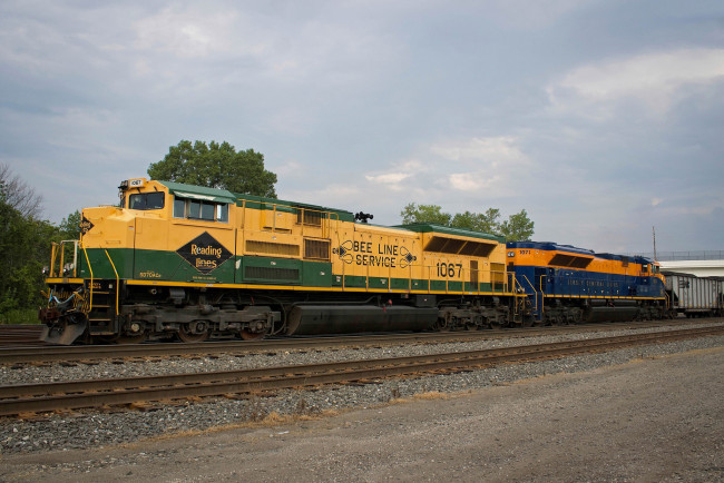 Обои картинки фото техника, поезда, состав, локомотив, дорога, железная