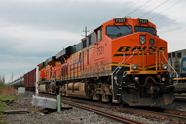 Обои картинки фото техника, поезда, состав, локомотив, дорога, железная