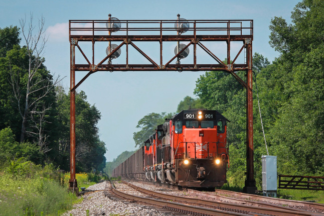 Обои картинки фото техника, поезда, железная, дорога, локомотив, состав