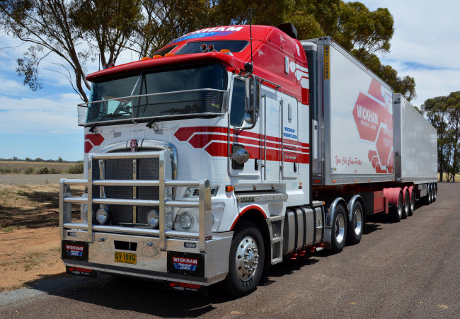 Обои картинки фото kenworth, автомобили, тяжелый, грузовик, седельный, тягач