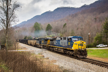 Картинка техника поезда железная дорога рельсы локомотив состав