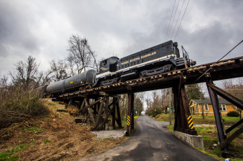 Картинка техника поезда железная дорога рельсы локомотив состав