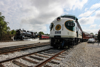 Картинка техника поезда железная дорога рельсы локомотив состав