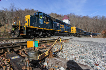 Картинка техника поезда железная дорога рельсы локомотив состав