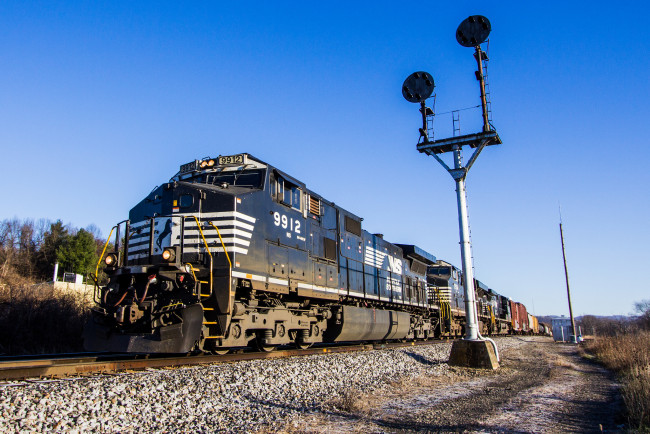 Обои картинки фото техника, поезда, железная, дорога, рельсы, локомотив, состав