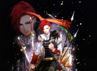 Картинка аниме reine+des+fleurs парень