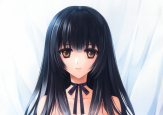 Картинка аниме unknown +другое фон взгляд девушка