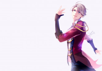 Картинка аниме yuri+on+ice victor nikiforov