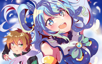 Картинка аниме kono+subarashii+sekai+ni+shukufuku+wo девушка взгляд фон