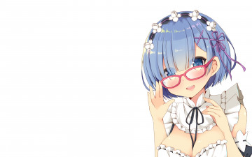 Картинка аниме re +zero+kara+hajimeru+isekai+seikatsu фон взгляд девушка