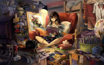 Картинка girls аниме музыка