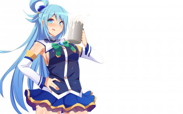 Картинка kono+subarashii+sekai+ni+shukufuku+wo аниме взгляд девушка фон