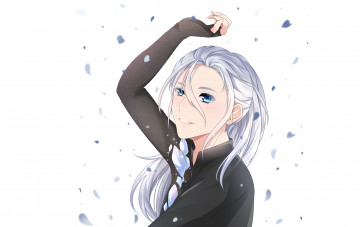 Картинка аниме yuri+on+ice victor nikiforov