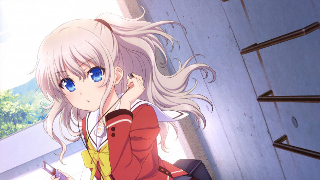 Обои картинки фото nao tomori girl, аниме, charlotte