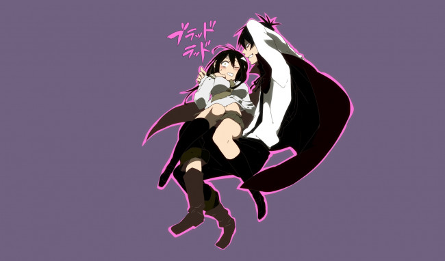 Обои картинки фото аниме, blood lad, стаз, кровавый, парень