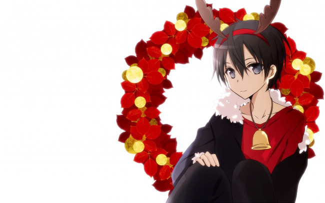 Обои картинки фото аниме, sword art online, фон, взгляд, девушка