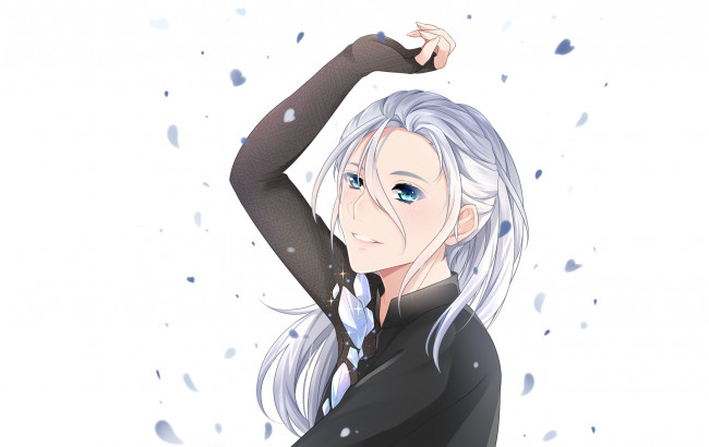 Обои картинки фото аниме, yuri on ice, victor, nikiforov
