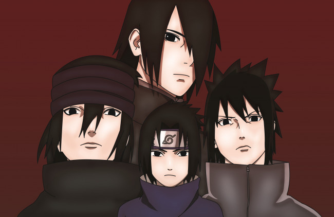 Обои картинки фото аниме, naruto, саске, учиха