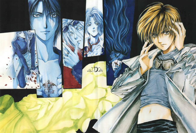 Обои картинки фото аниме, angel sanctuary, персонажи