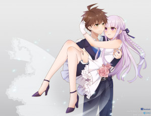 Картинка аниме danganronpa двое