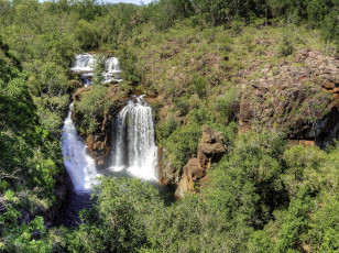 Картинка природа водопады простор