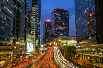 Картинка hong+kong города гонконг+ китай небоскребы панорама