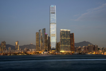 Картинка hong+kong города гонконг+ китай панорама небоскребы