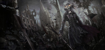 Картинка аниме оружие +техника +технологии ночь