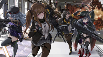 Картинка аниме girls+frontline девушки