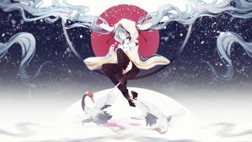 Картинка аниме vocaloid hatsune miku yuki