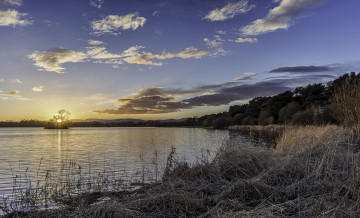 Картинка природа восходы закаты простор