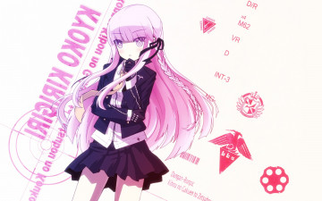 Картинка аниме danganronpa девушка