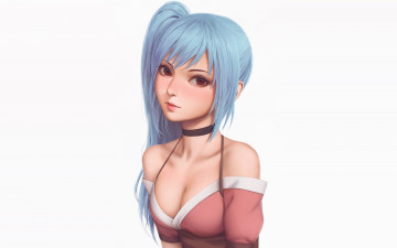 Картинка аниме unknown +другое+ девушка взгляд фон