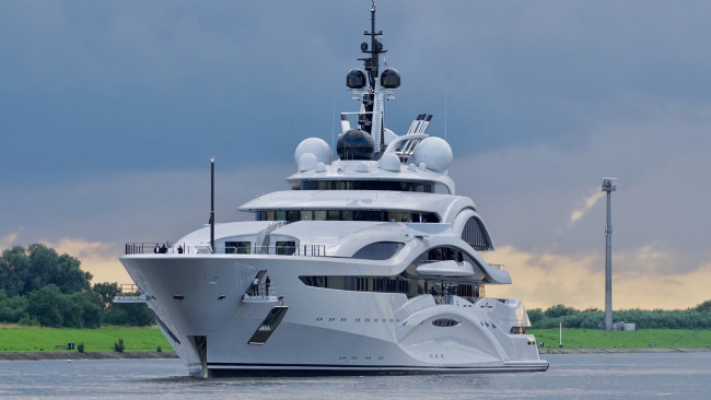 Обои картинки фото al lusail, корабли, Яхты, яхта