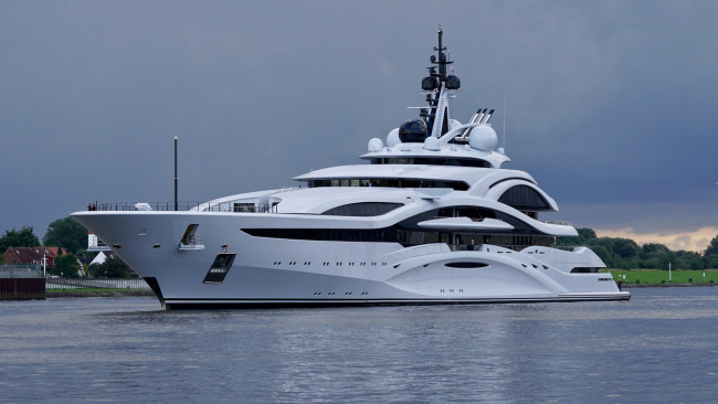 Обои картинки фото al lusail, корабли, Яхты, яхта